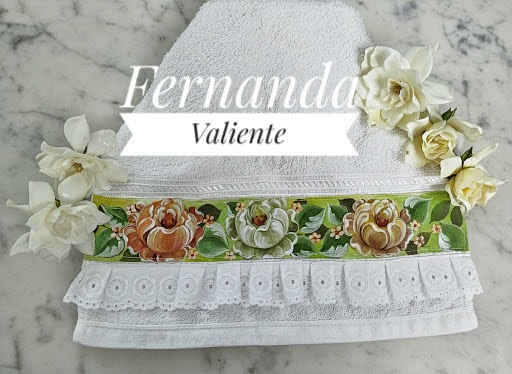 Curso online de rosas a mano alzada sobre tela